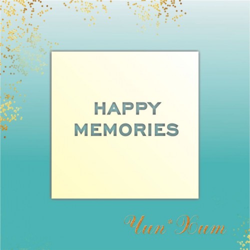 Заготовка для тиснения  "HAPPY MEMORIES"