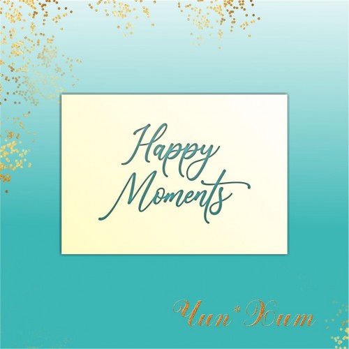 Заготовка для тиснения  "Happy Moments"