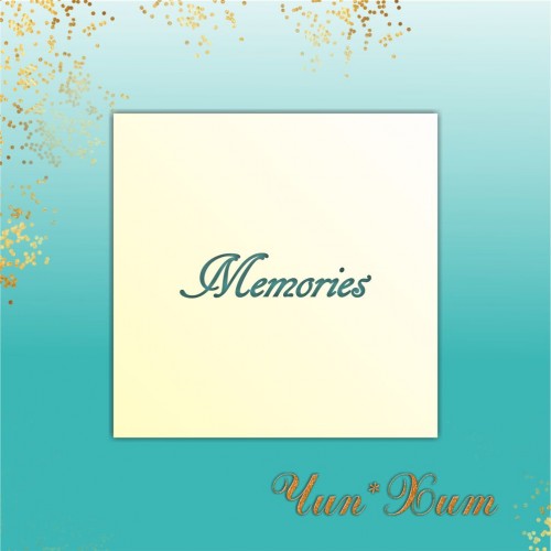 Заготовка для тиснения  "MEMORIES"